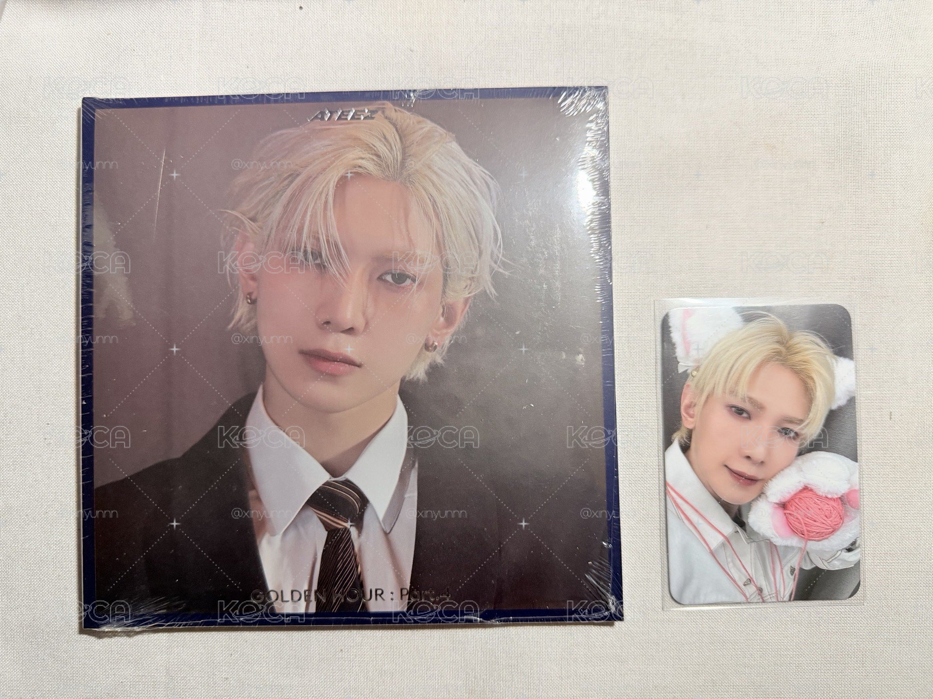ATEEZ GH4 DMM LD 毛線貓ver.呂尚（小卡+單封）
