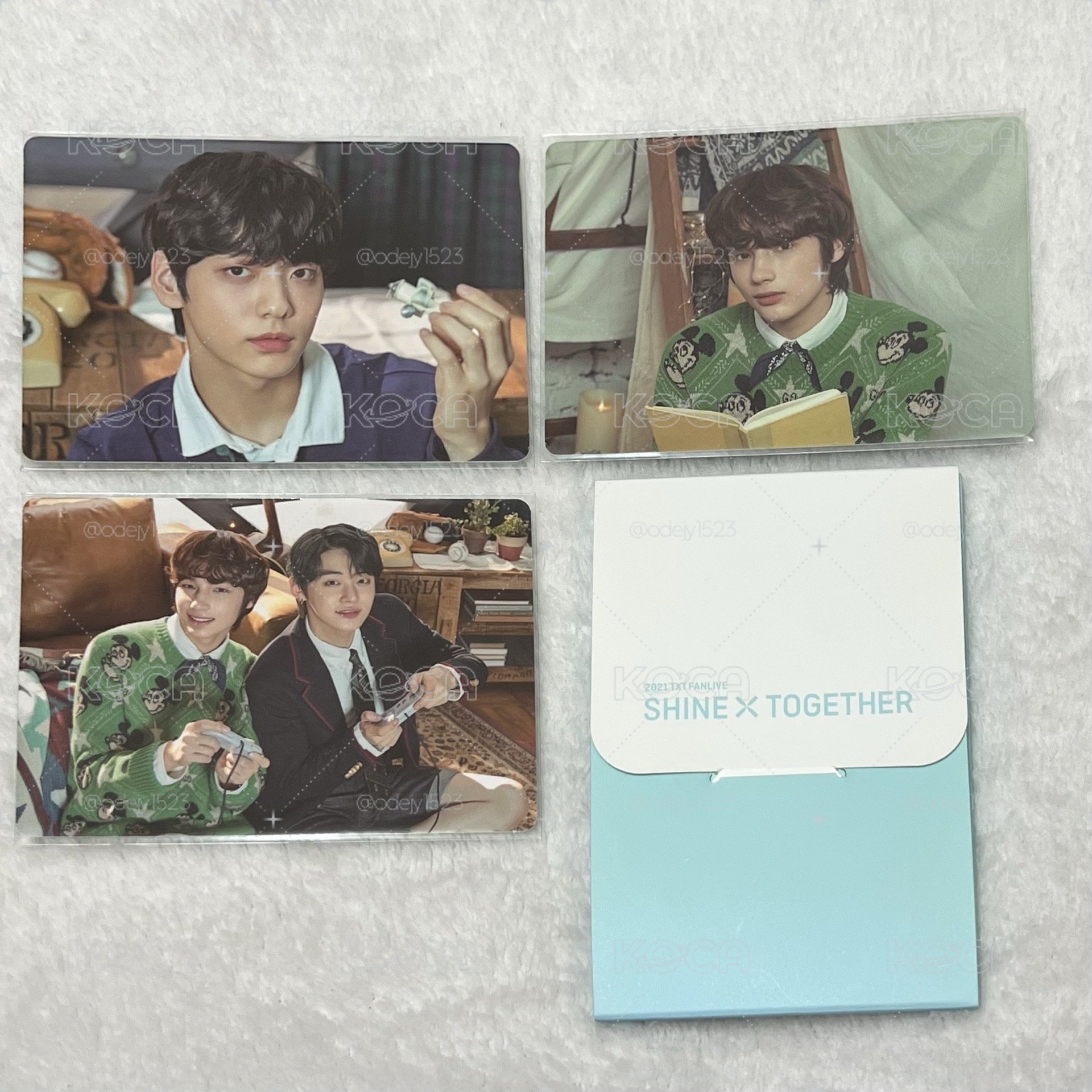 TXT 2021 Fanlive SHINE X TOGETHER 周邊 隨機卡包