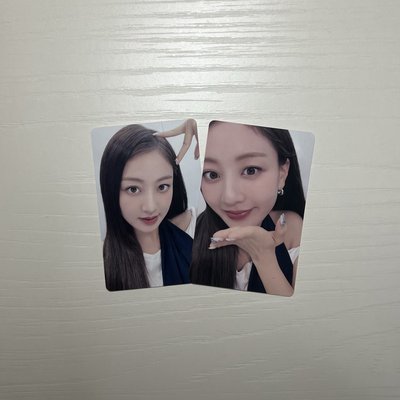 TWICE 一直娛 合影卡1.0+2.0 志效