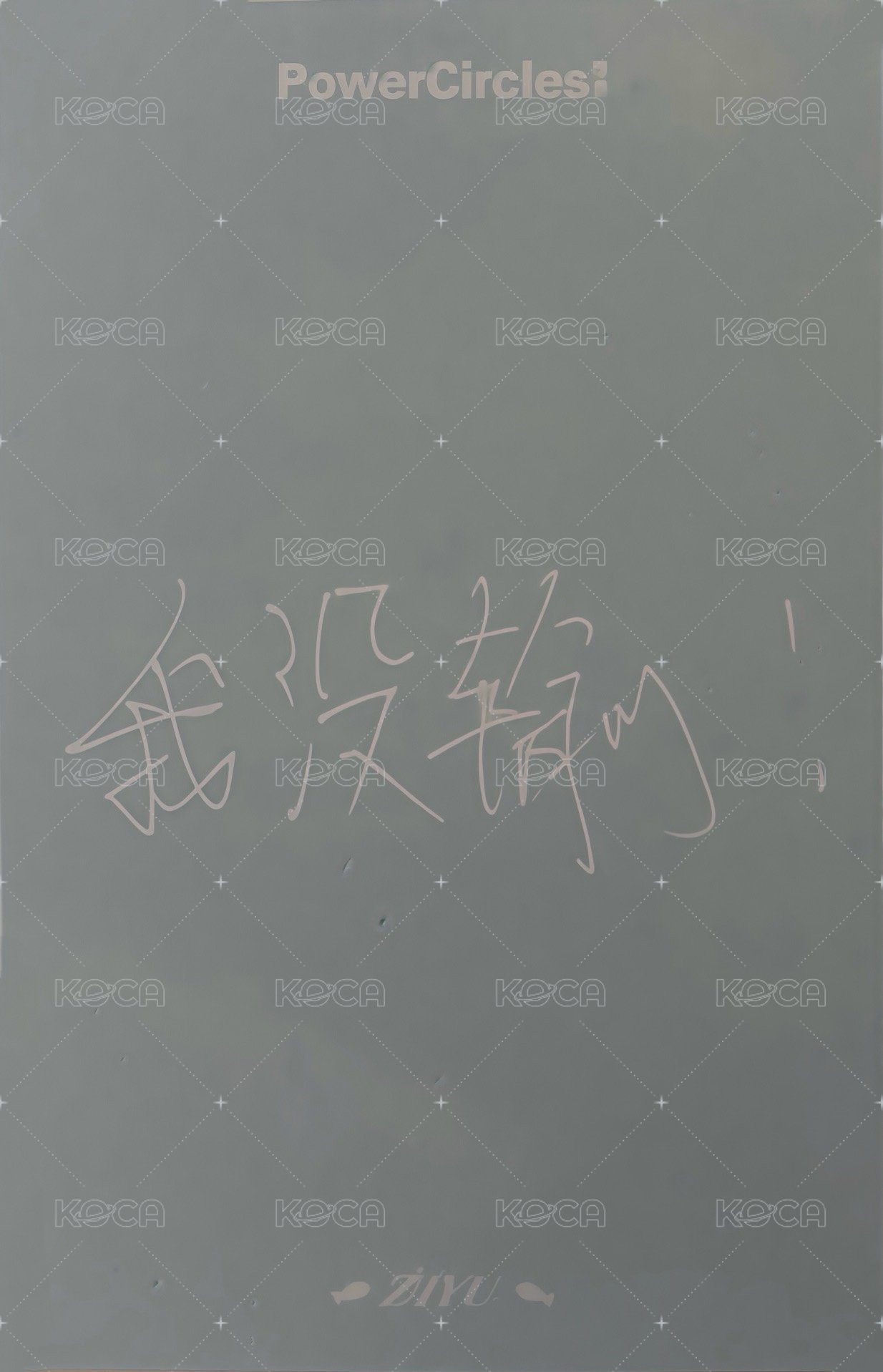 勢界 雜誌卡 D版 背面
