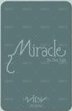 Miracle : The First Light 蔦屋書店 特典卡  背面