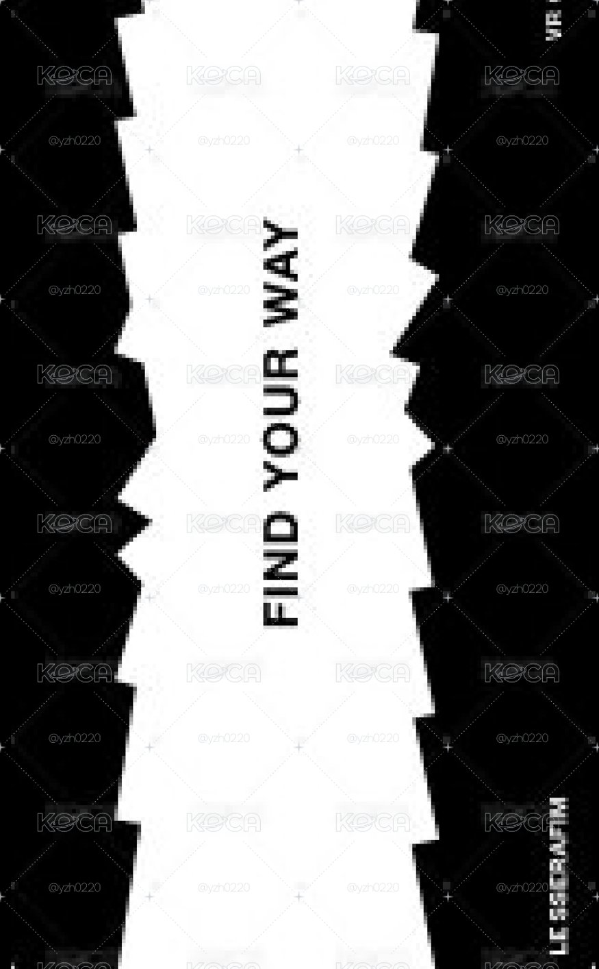 Find your way標語透卡