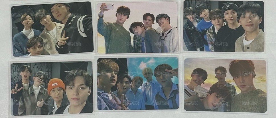 svt 小分隊卡 六張