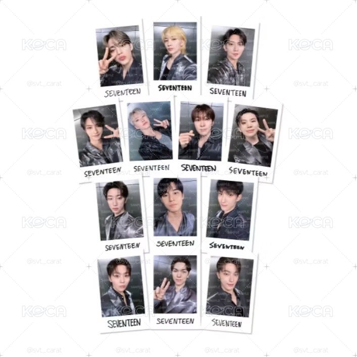 SEVENTEEN RIGHT HERE JAPAN 日本場 日巡周邊 隨機拍立得 全新未拆