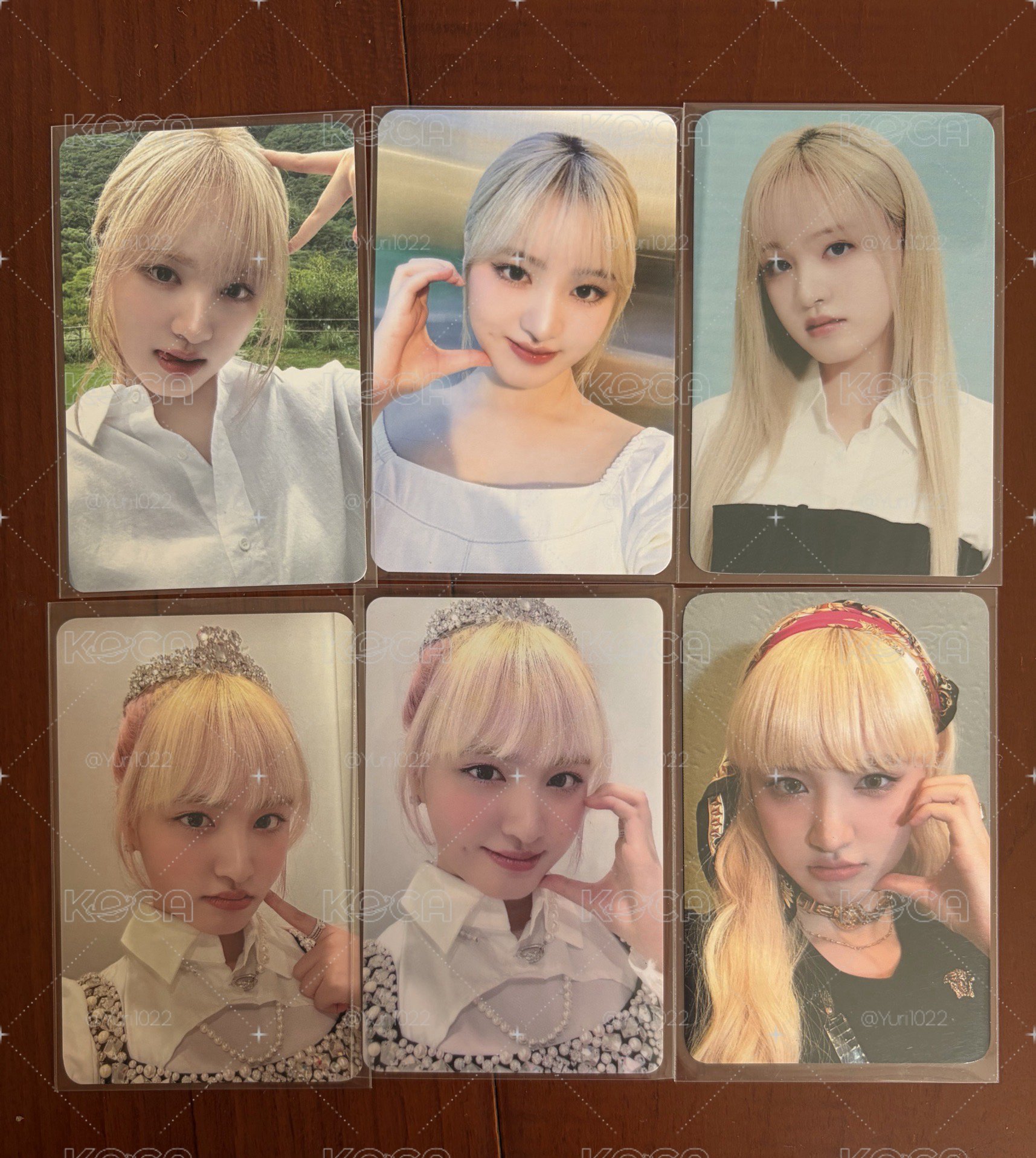 Liz 特典卡 隨機卡 6張一起 金髮栗