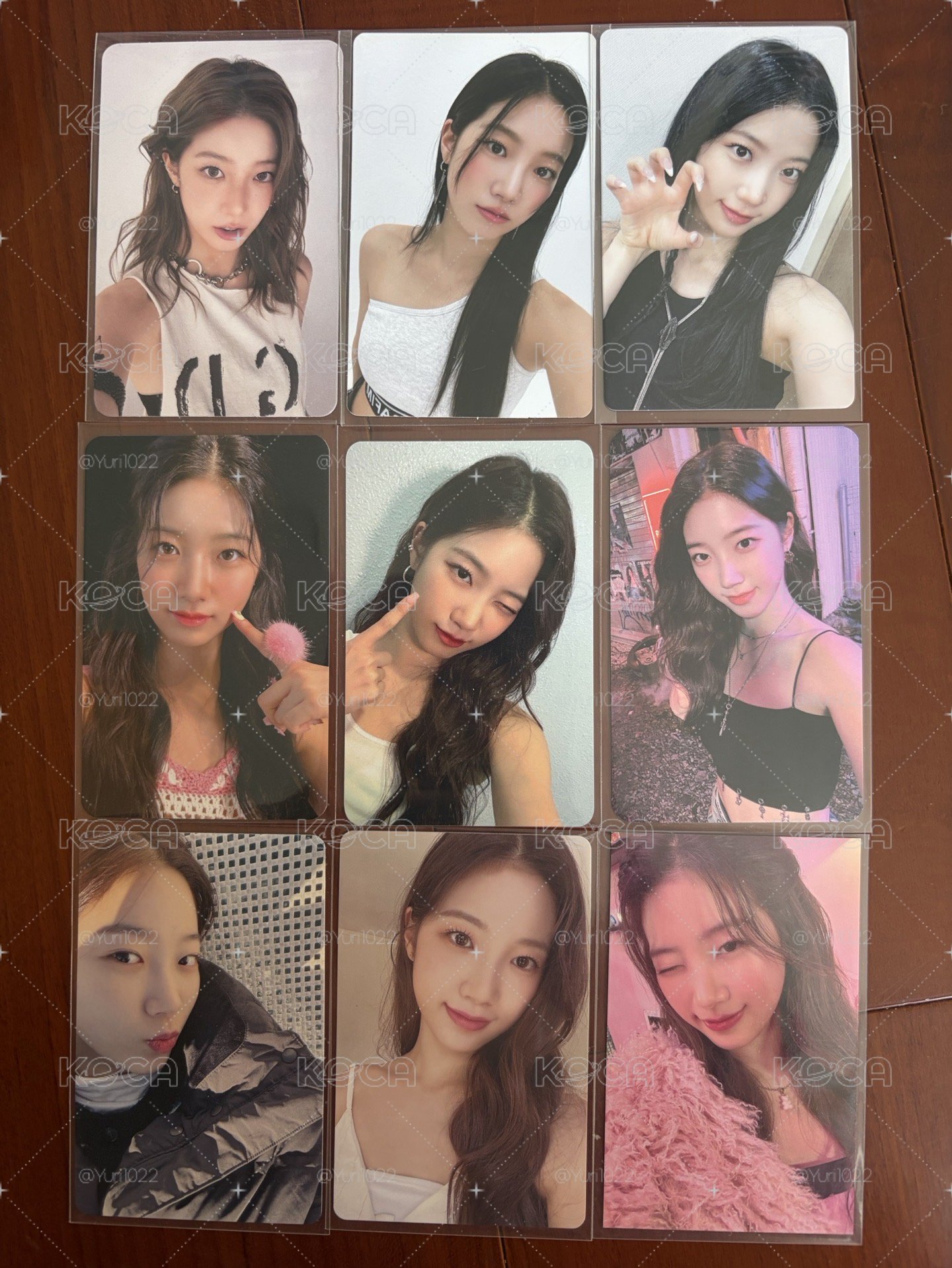 一葉 小卡 特典 9張一起