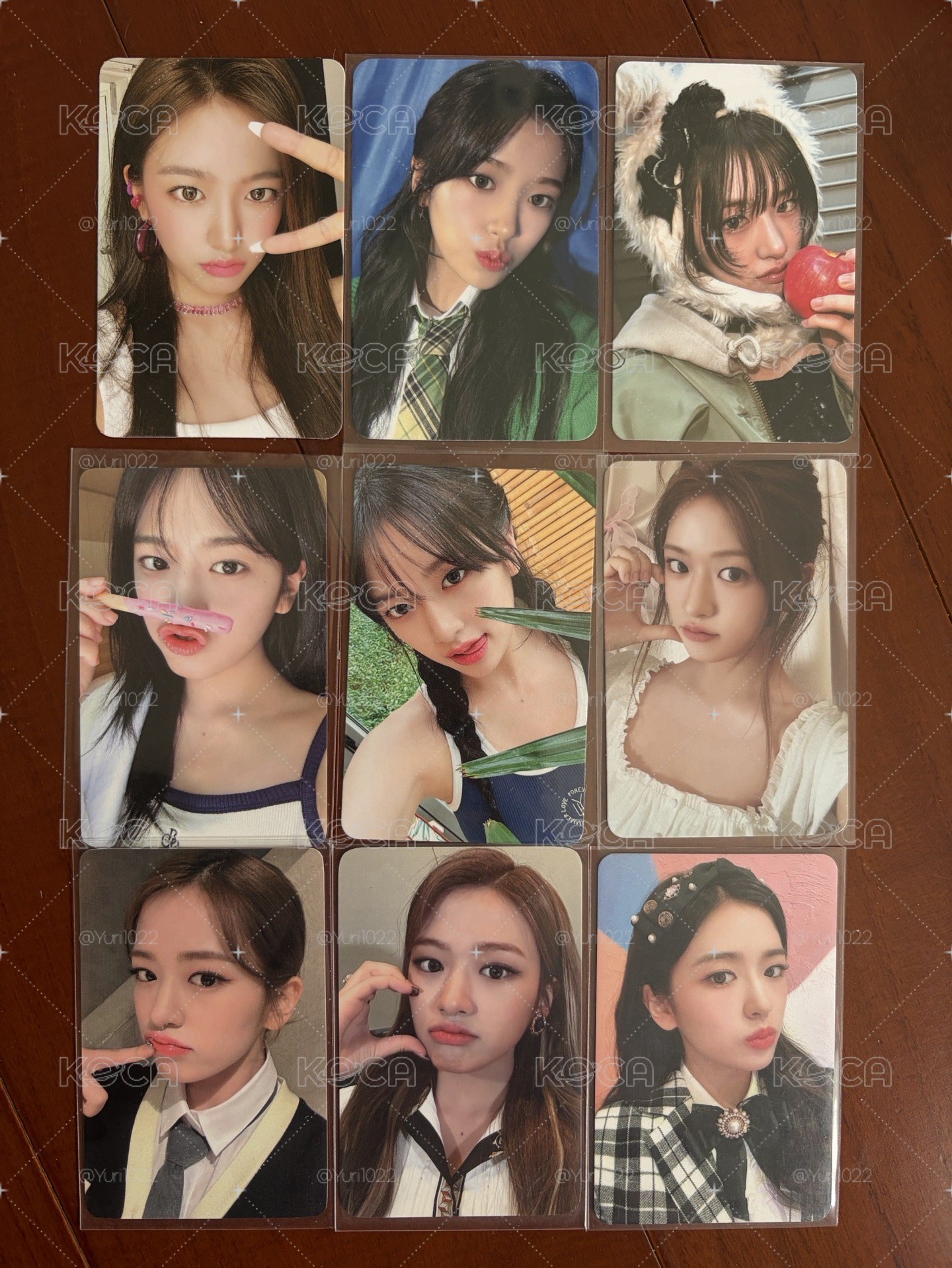 俞真小卡 9張一起 🔍夏寫船特安 夏寫wm安