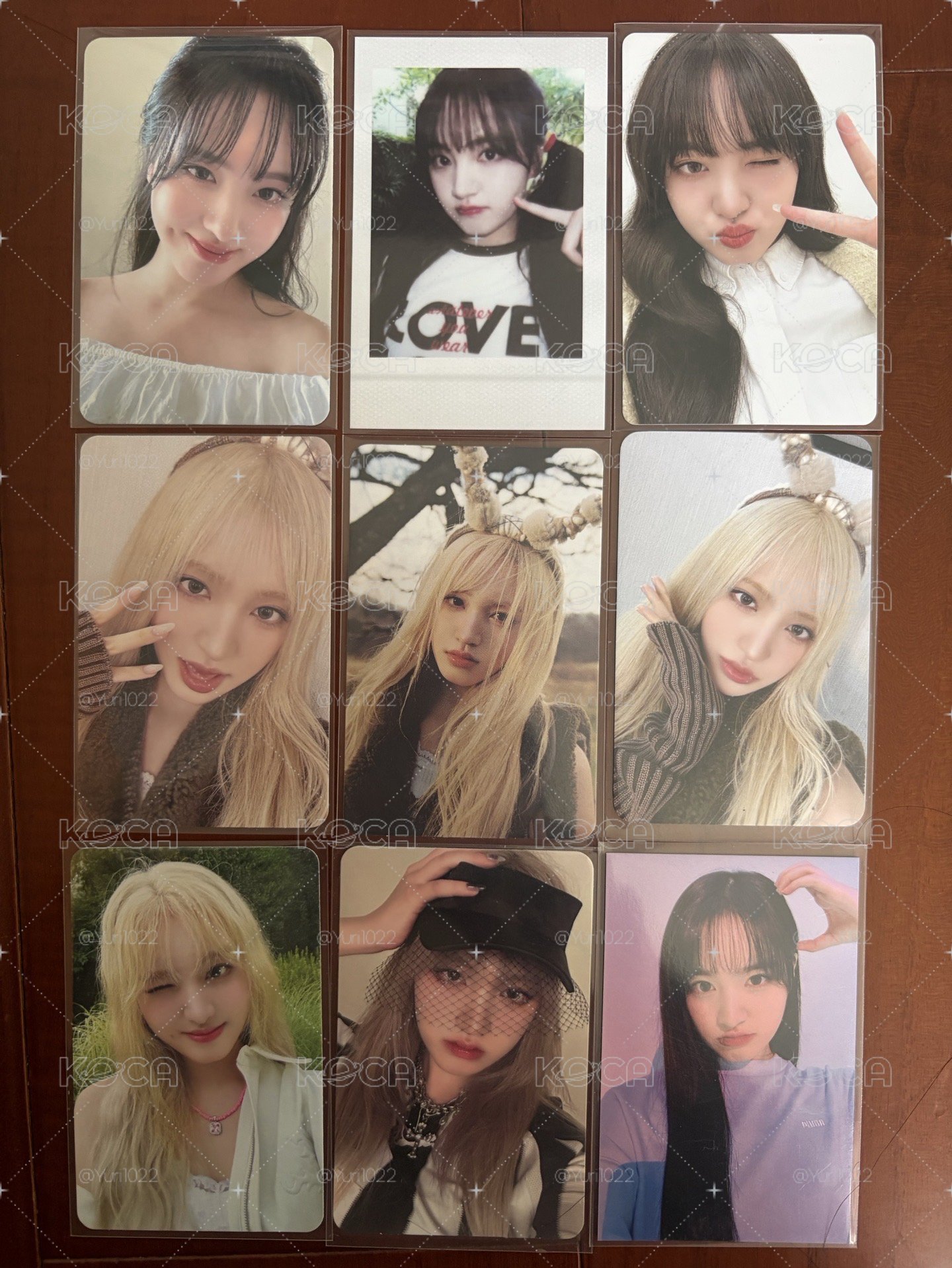 Liz 小卡 特典 9張一起