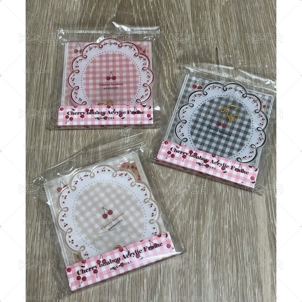 FUKUYA 谷美 壓克力收納相框 拼裝壓克力相框立牌 櫻桃立牌卡套 fanfancy 全新未拆封