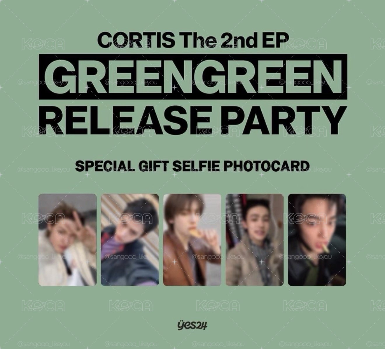 Cortis yes24 sc特典套出 預購
