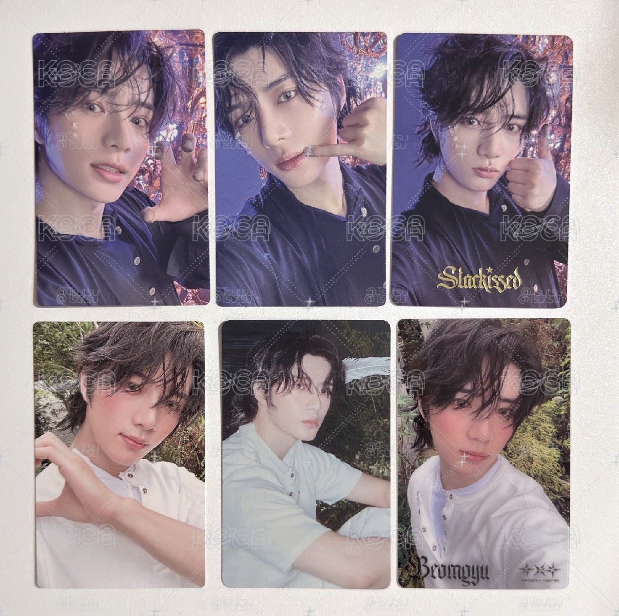 （現貨 6張盤出 一日內寄出）txt starkissed 杋圭 專卡 特典卡 小卡盤