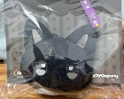 可愛黑貓大頭！ANITEEZ 嗚湧貓 友榮 大頭 姓名吊飾
