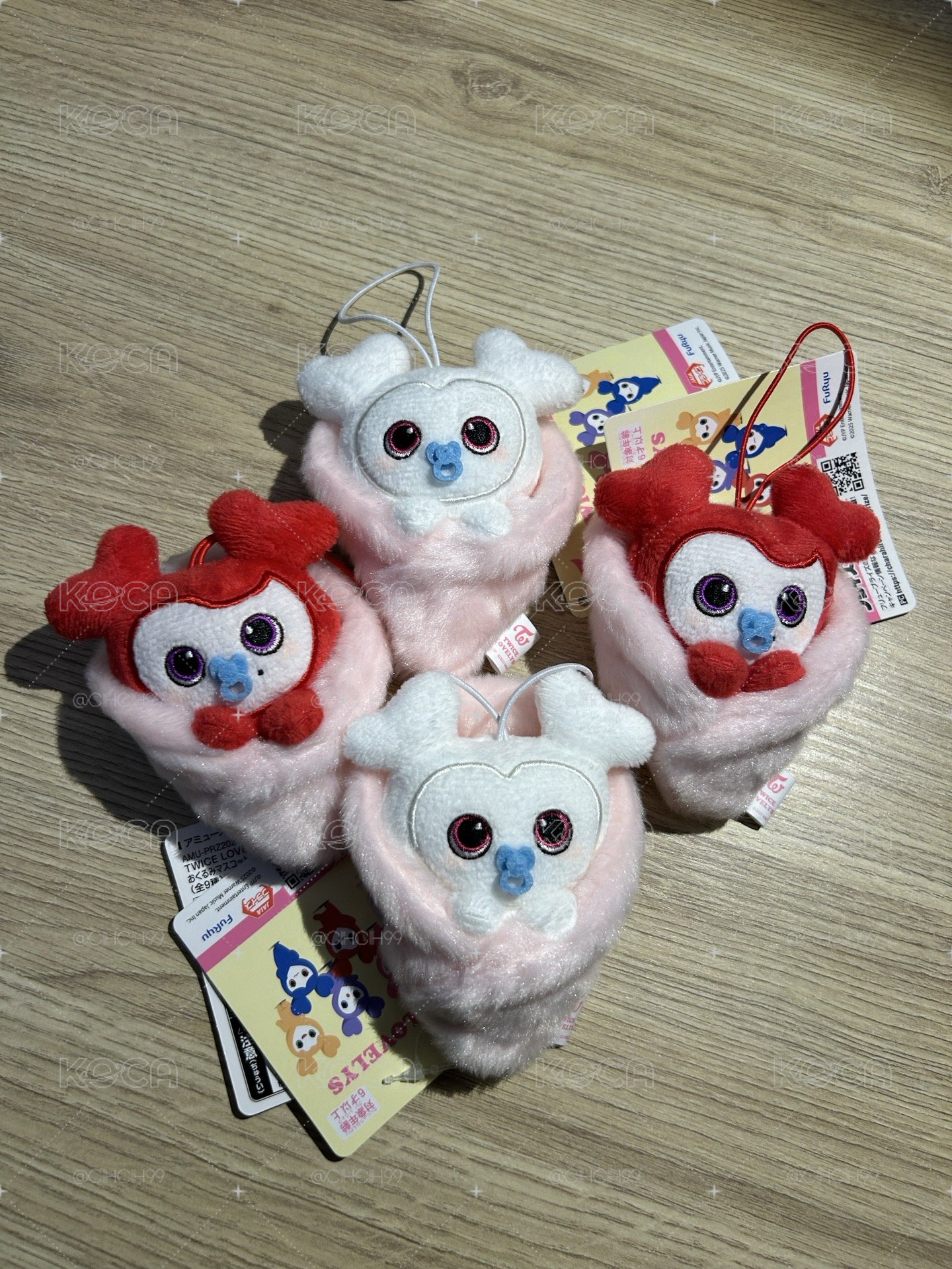 LOVELYS x GiGO 吊娃 娜璉 定延 MOMO Mina 多賢 彩瑛 奶嘴 寶寶娃 襁褓娃