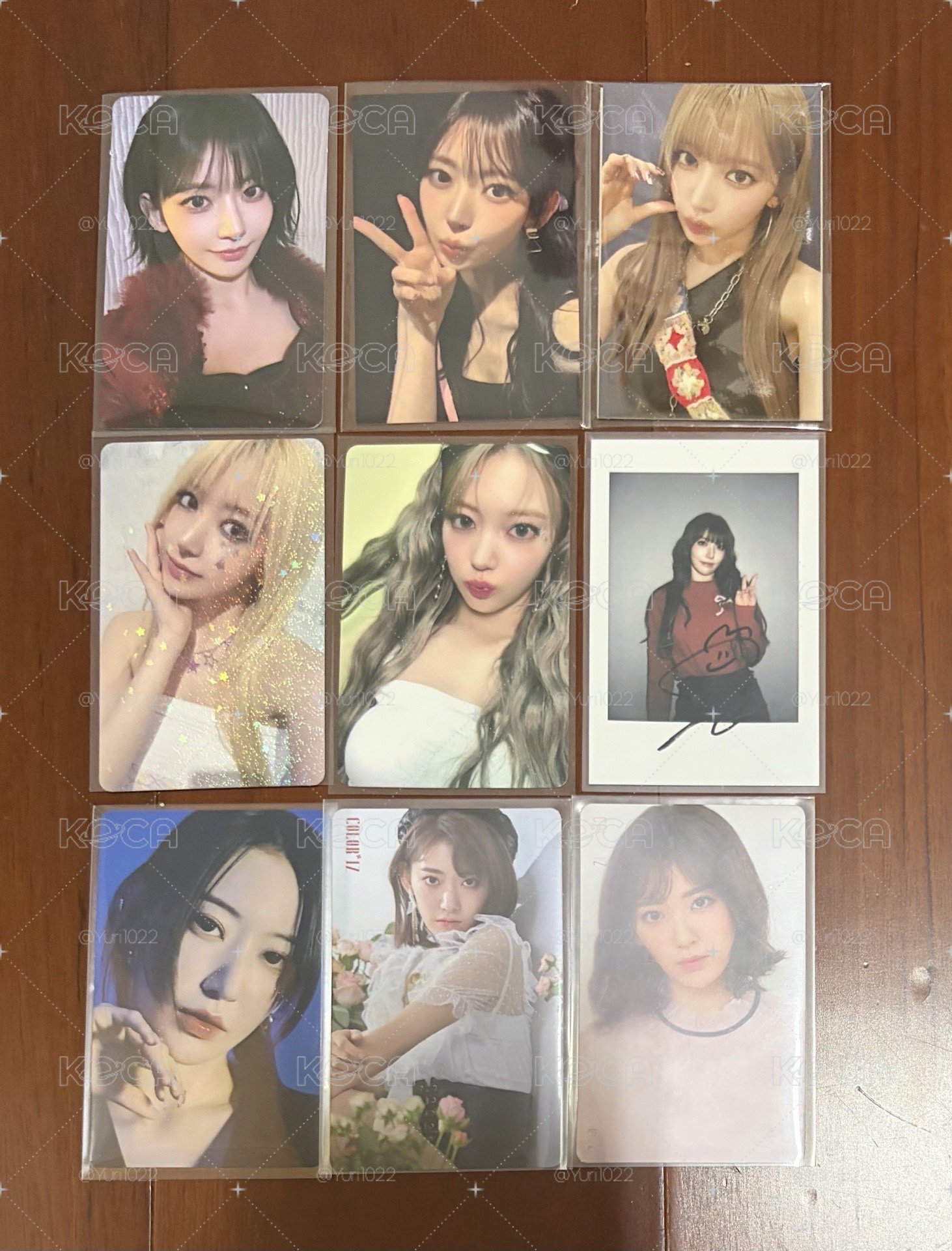 櫻花 小卡9張 🔍義大利麵場限櫻 韓安zone櫻 yzy拍立得櫻