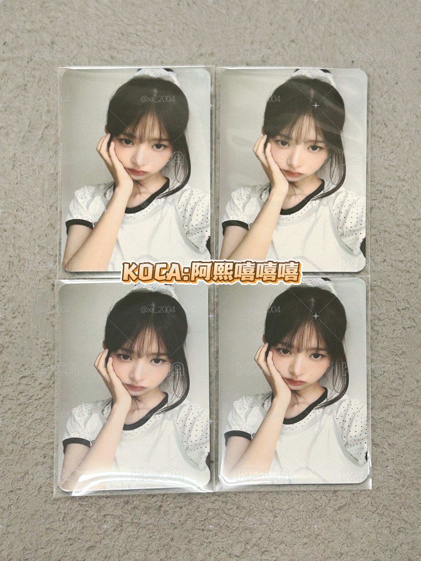 IVE SECRET 四星怜 中文卡背