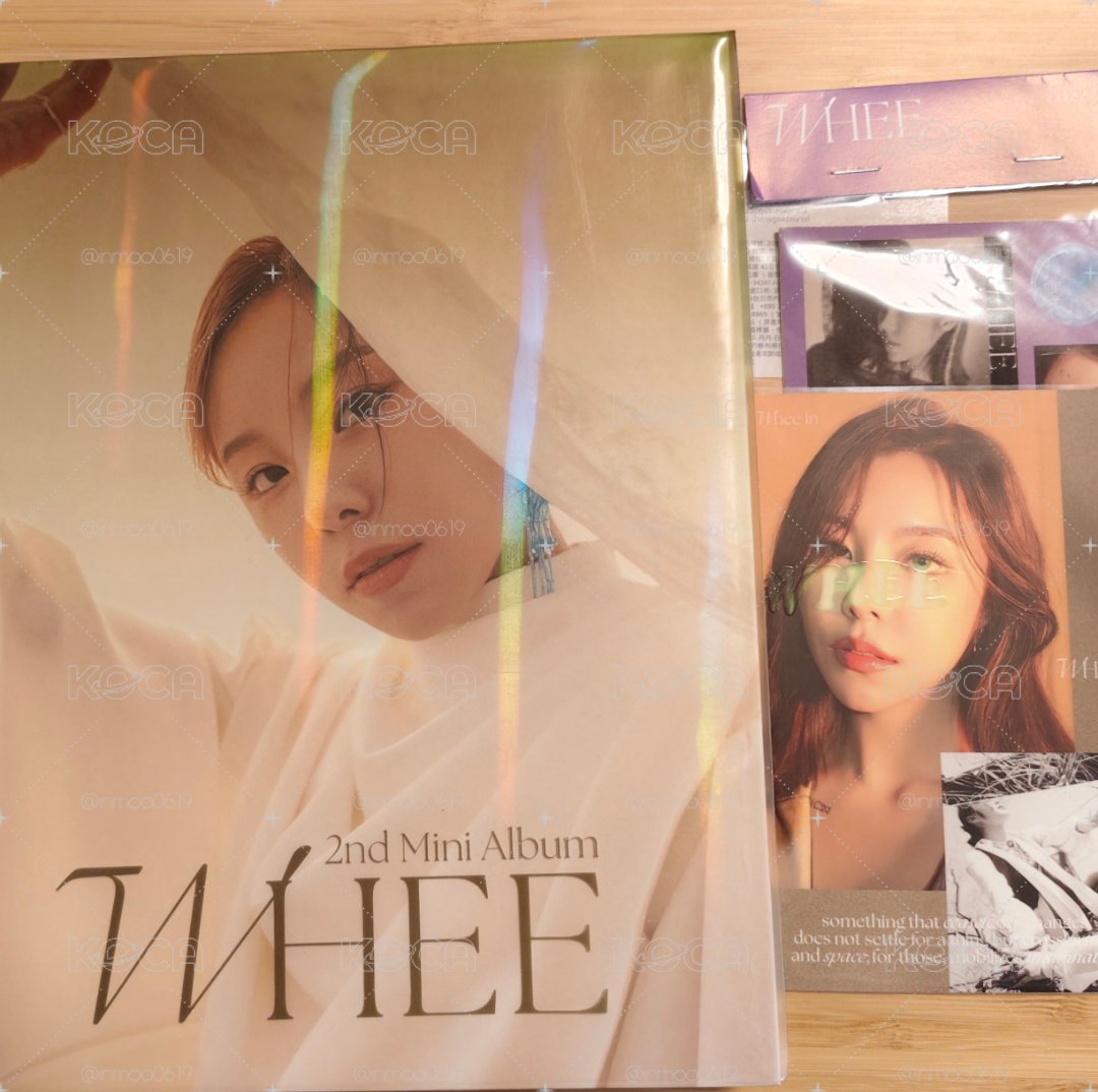 【MAMAMOO/WheeIn】迷你2 WHEE 黃版空專含明信片和貼紙包