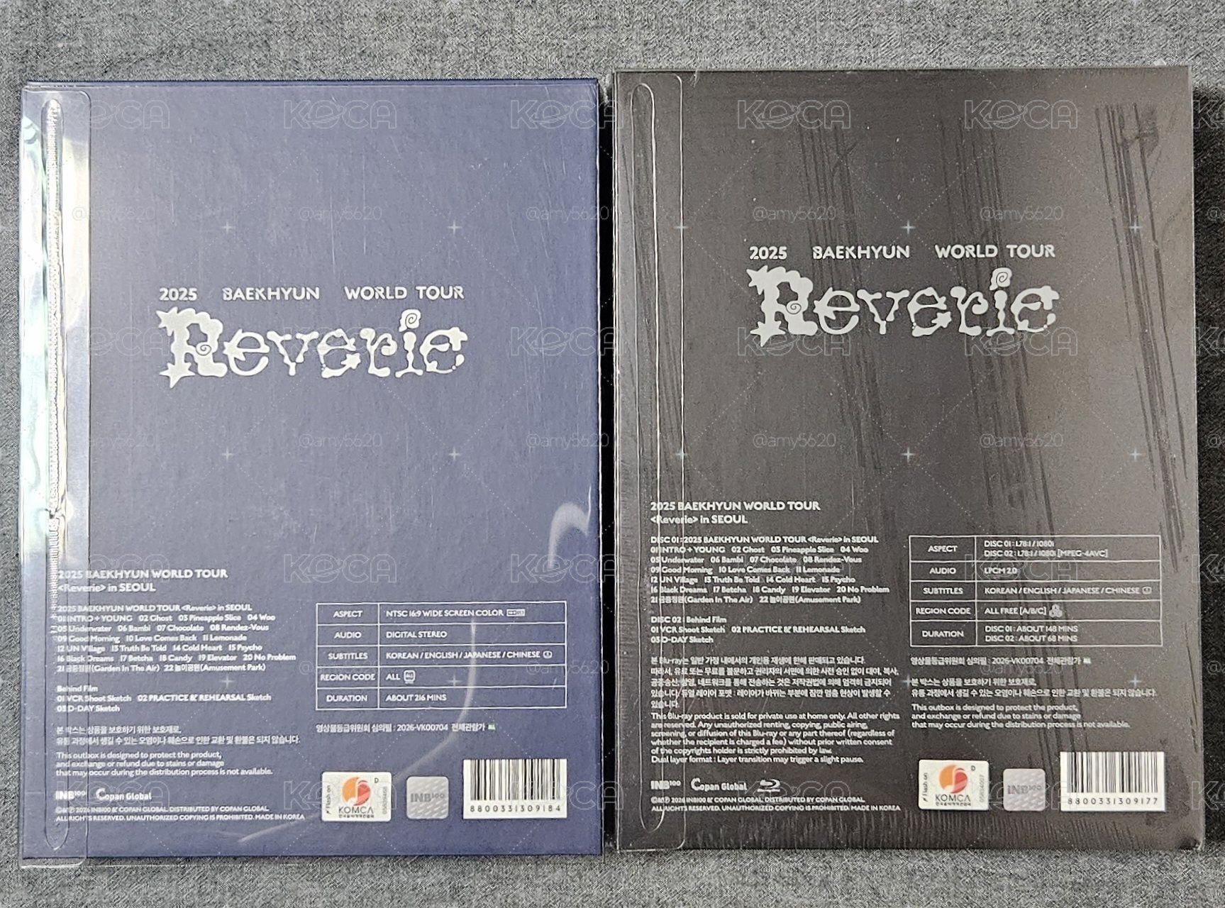 伯賢 二巡DVD 藍光版、QR版