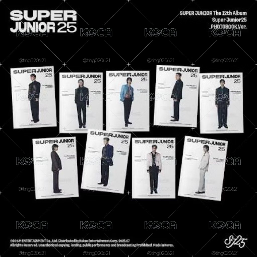 空專SUPER JUNIOR 第十二張正規專輯 Super Junior25 pb ver.厲旭 神童