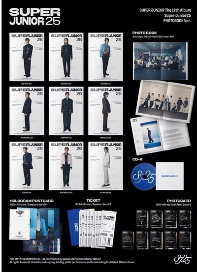 空專SUPER JUNIOR 第十二張正規專輯 Super Junior25 pb ver.厲旭 神童