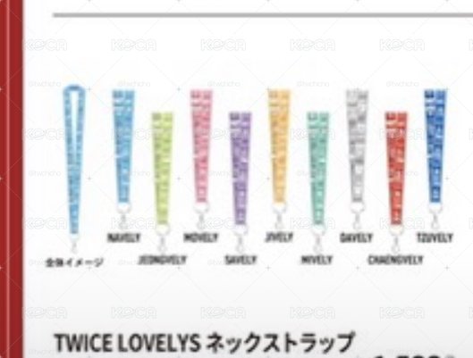 TWICE 新國立 周邊 頸繩 THIS IS FOR 六巡 掛繩