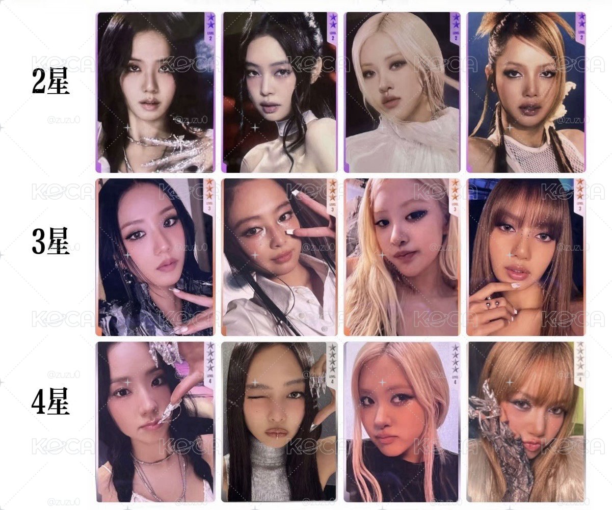 非現馬上到貨｜blackpink 星光卡 成員set