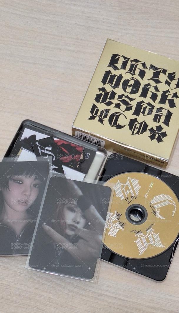 aespa dirty work 鐵盒 金 已拆全專