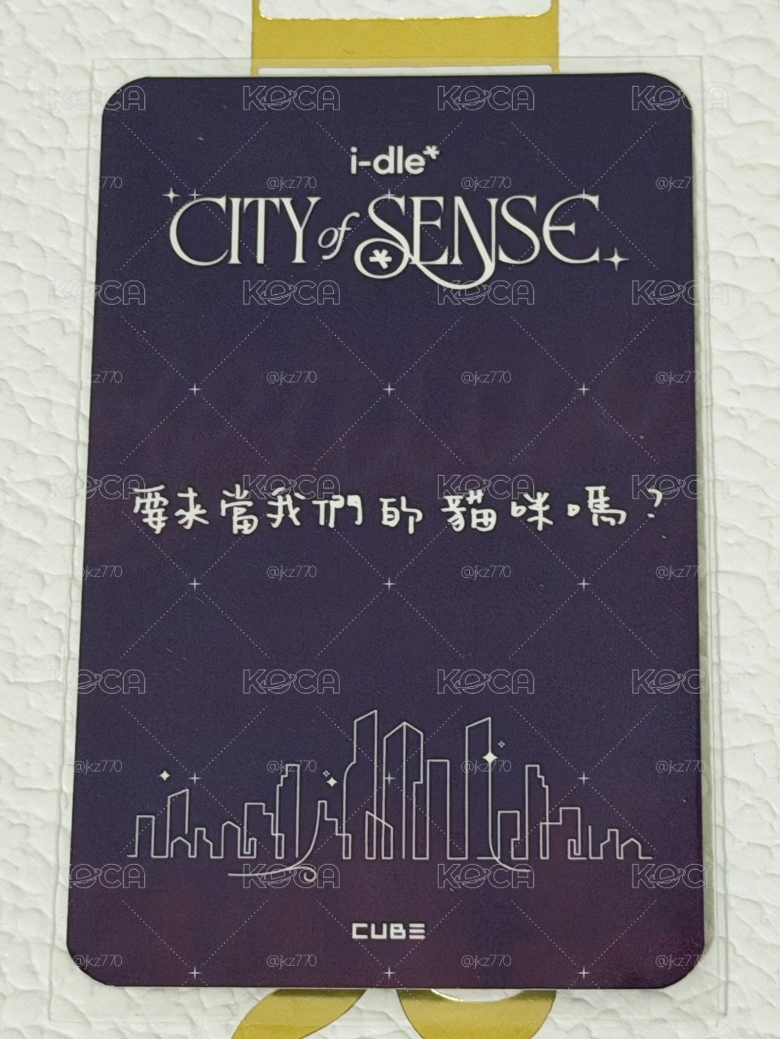 【現貨】i-dle 台灣場展覽 舒華入場卡