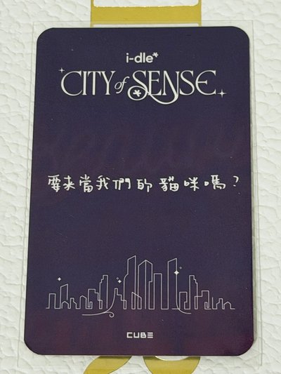 【現貨】i-dle 台灣場展覽 舒華入場卡
