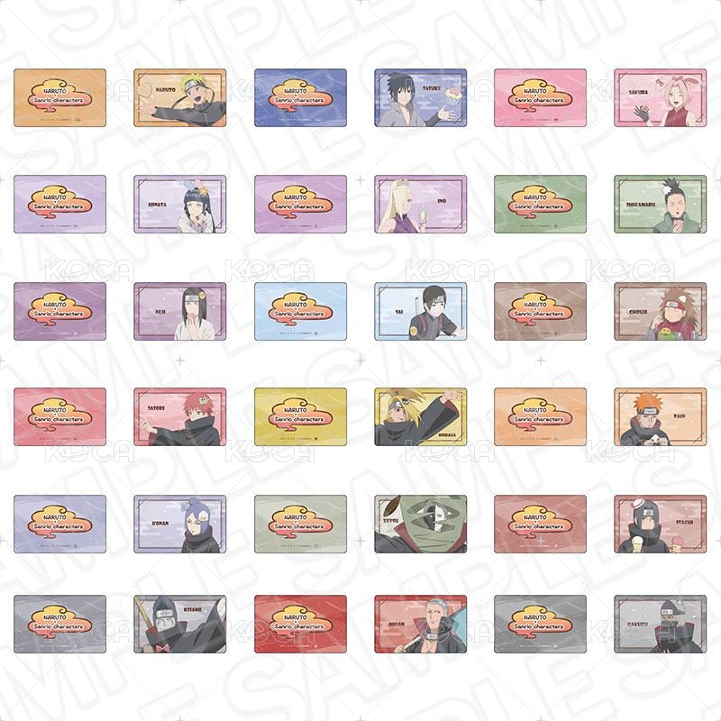 THEキャラ POP UP SHOP × 三麗鷗 隨機卡  背面