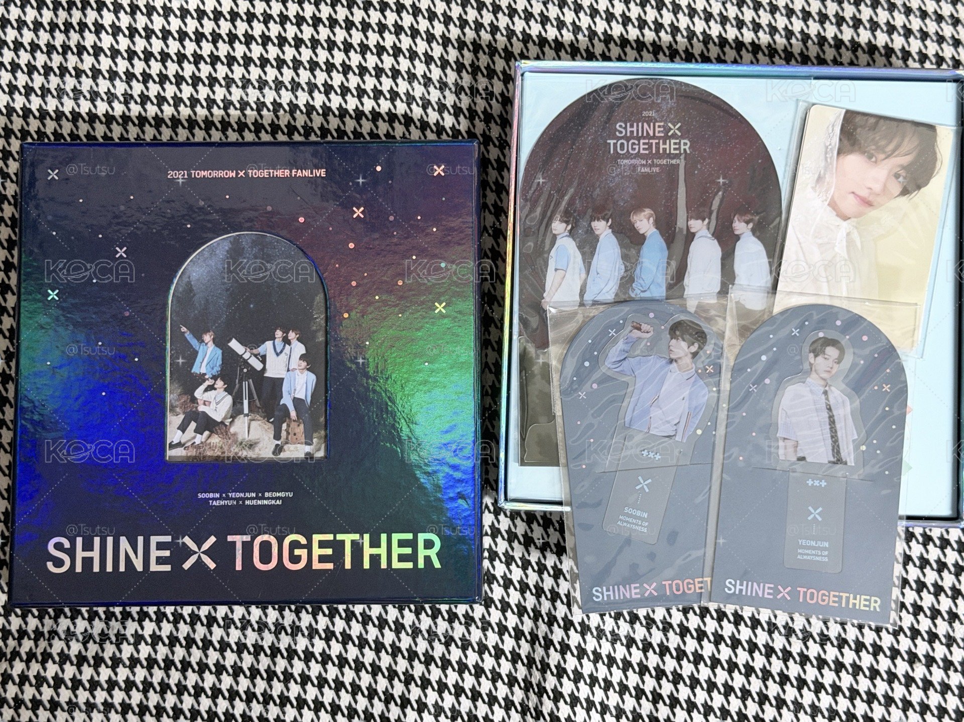 (現貨整圖有特典（然竣）書籤 可當日寄出）TXT 21 FANLIVE 演唱會 DVD 新娘卡