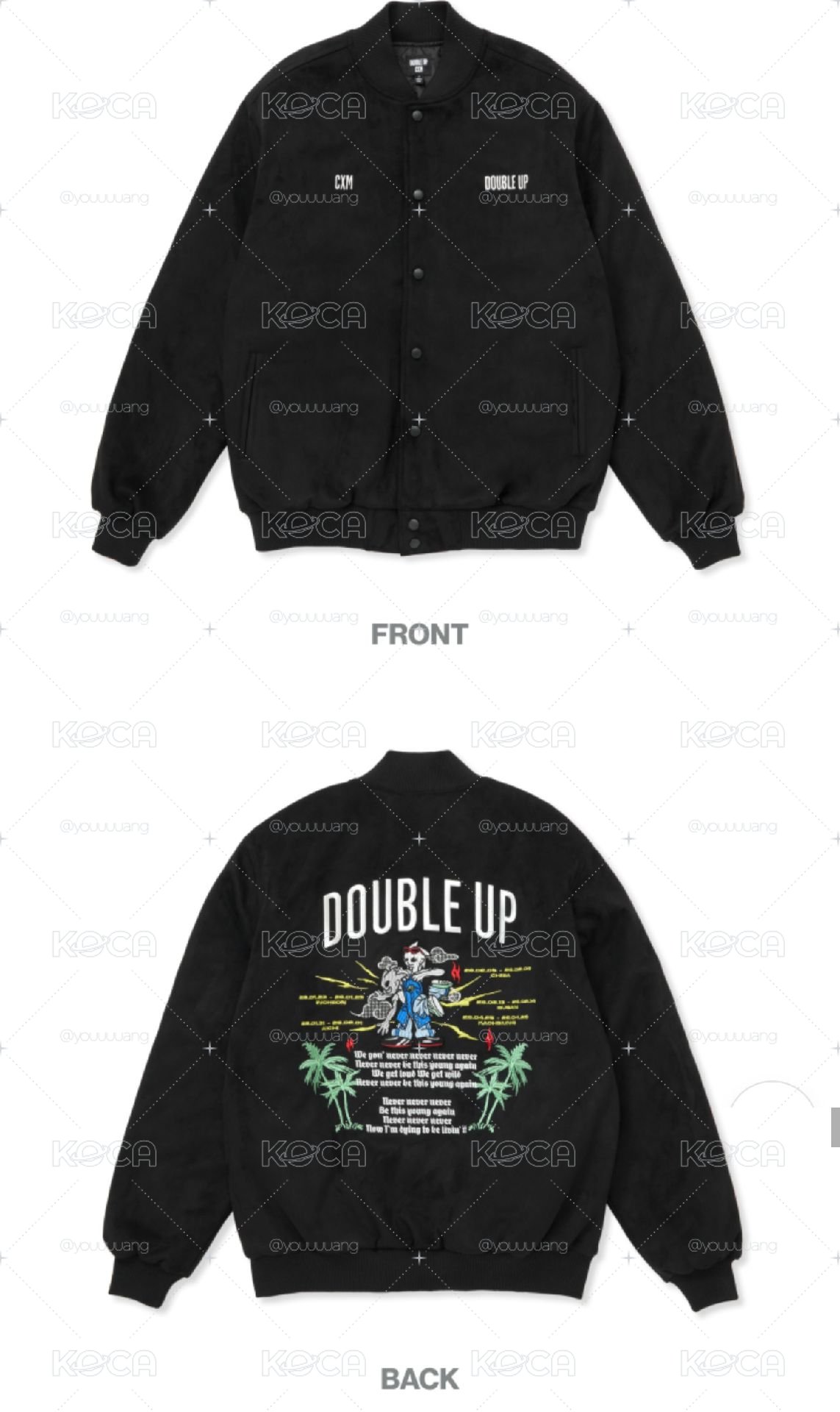 CXM DOUBLE UP 週邊 刺繡外套