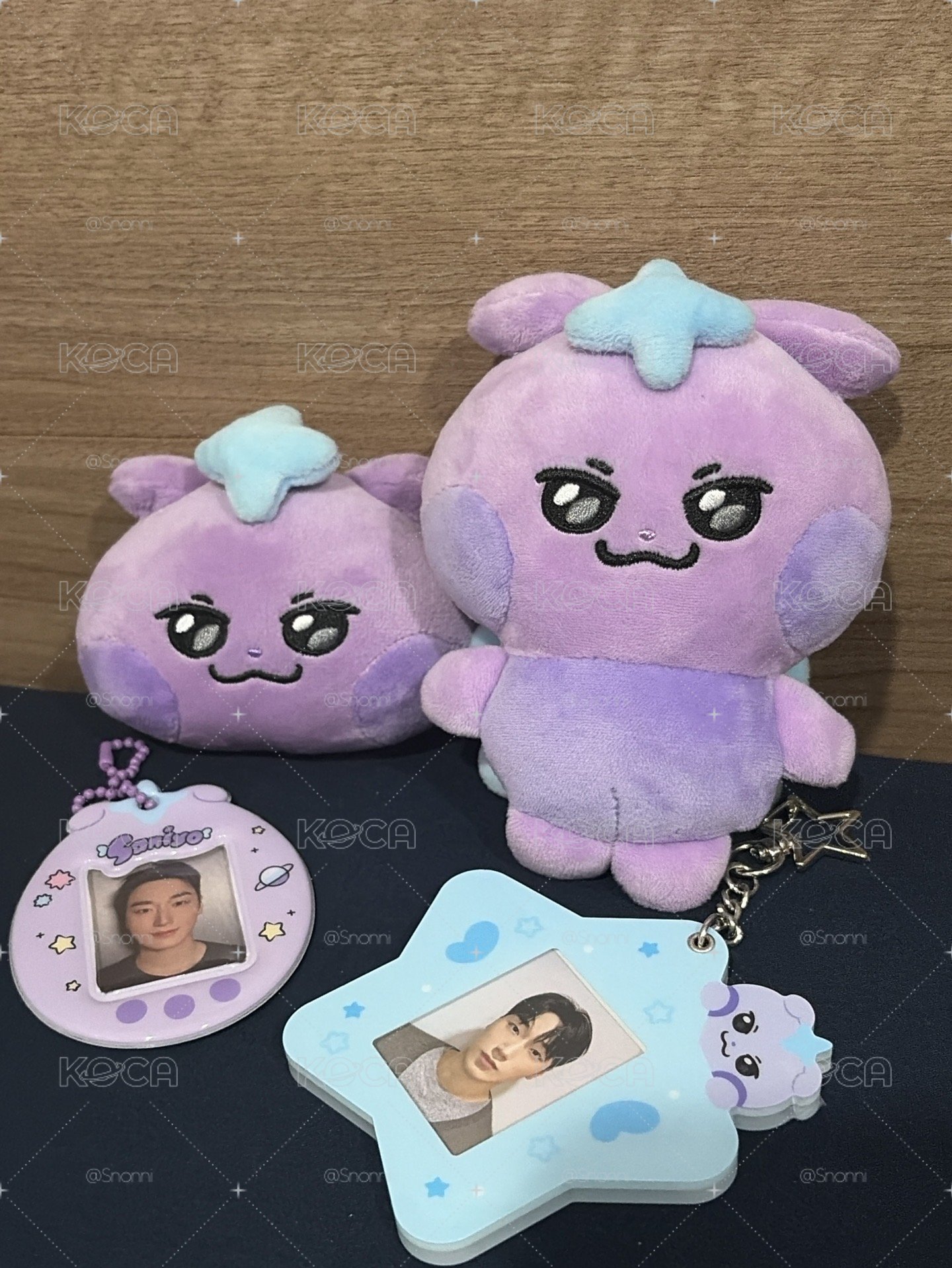 傘尼呦吊飾娃與大頭吊飾+ 證件照套*2 ｜ 不拆
