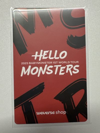 25世巡 首爾展位 入場卡 / 場限卡 ver.C