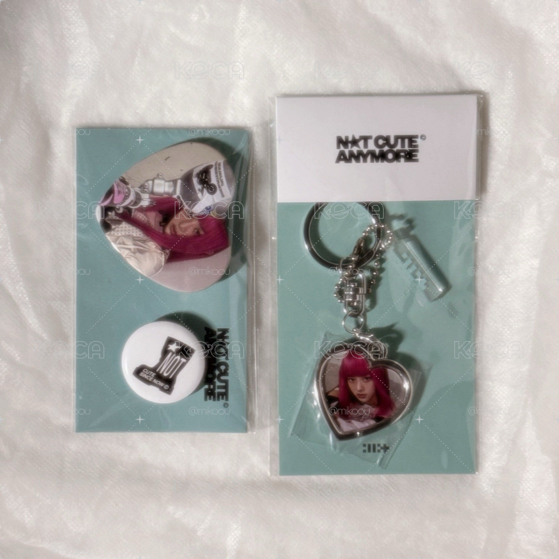 Minju NCA徽章+鑰匙圈 全新未拆