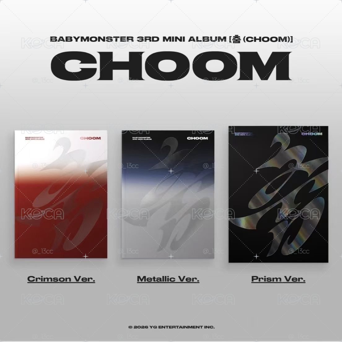 BABYMONSTER｜CHOOM迷你專輯（預購）