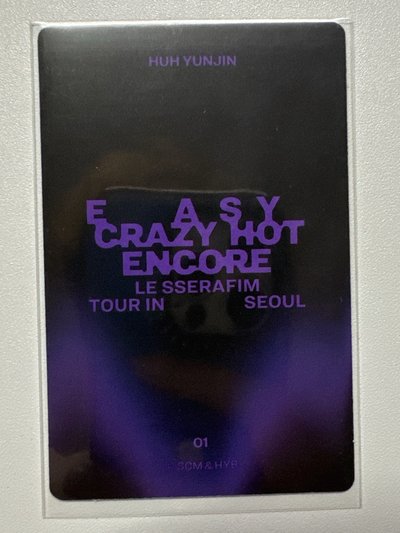 25‘巡迴 首爾安可 隨機卡 