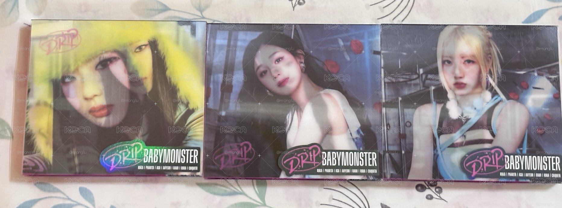 BABYMONSTER JC專 露塔藍三本一起拍