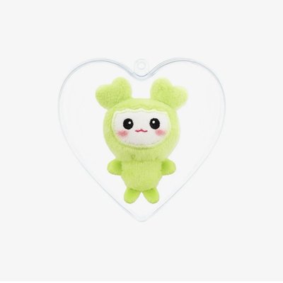 TWICE 六巡 吊娃 工作坊娃 手作 豆豆眼愛心殼