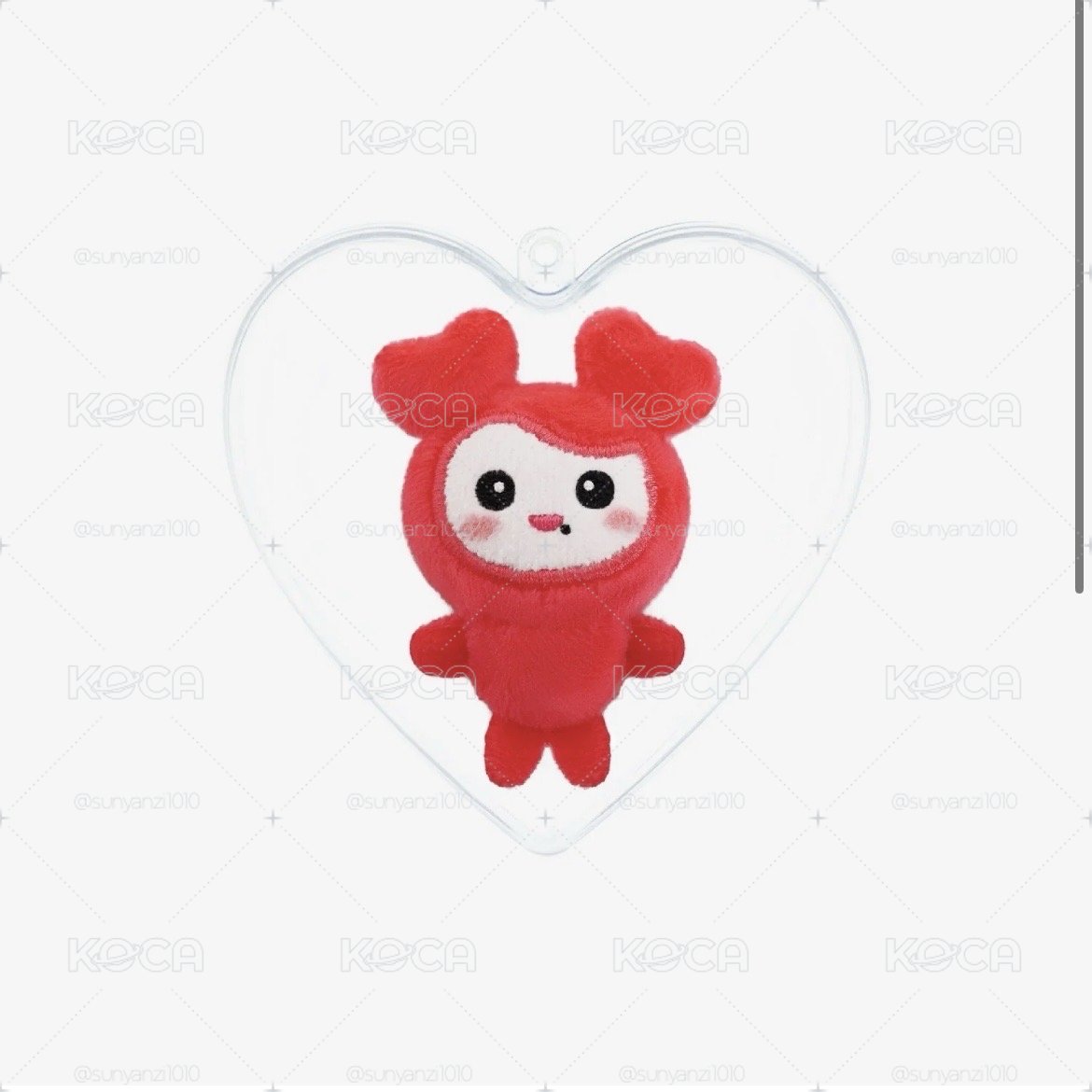 TWICE 六巡 吊娃 工作坊娃 手作 豆豆眼愛心殼