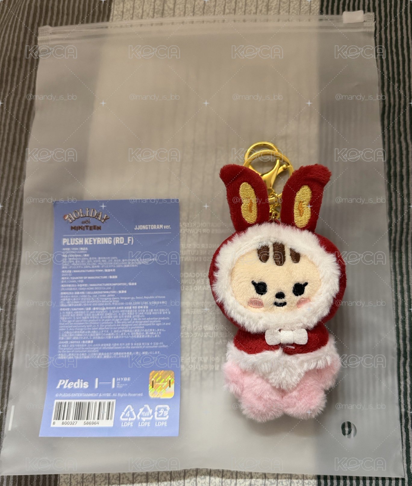 miniteen聖誕系列 鑰匙圈 漢