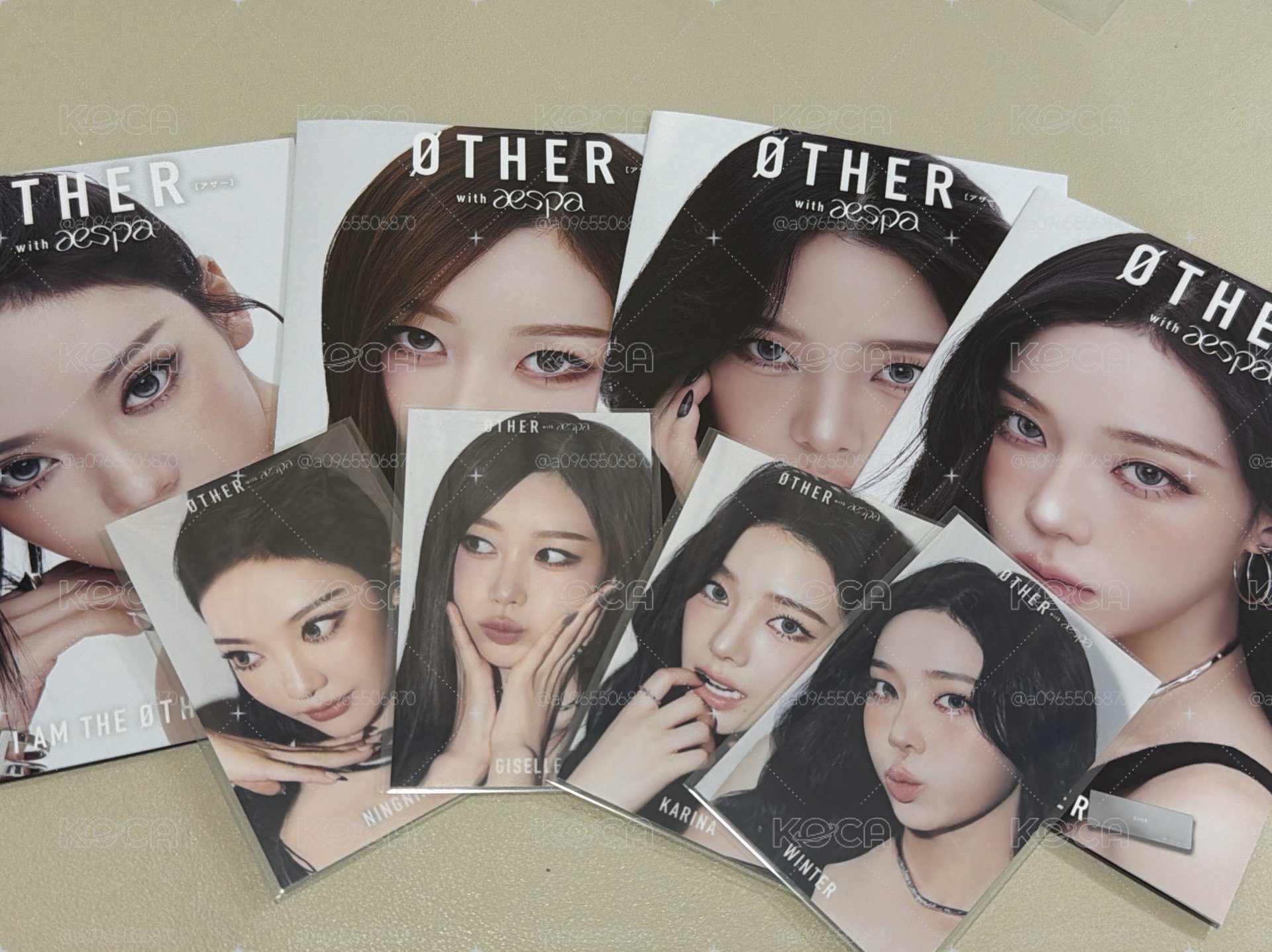 Øther 美瞳代言 貼紙卡➕小冊子