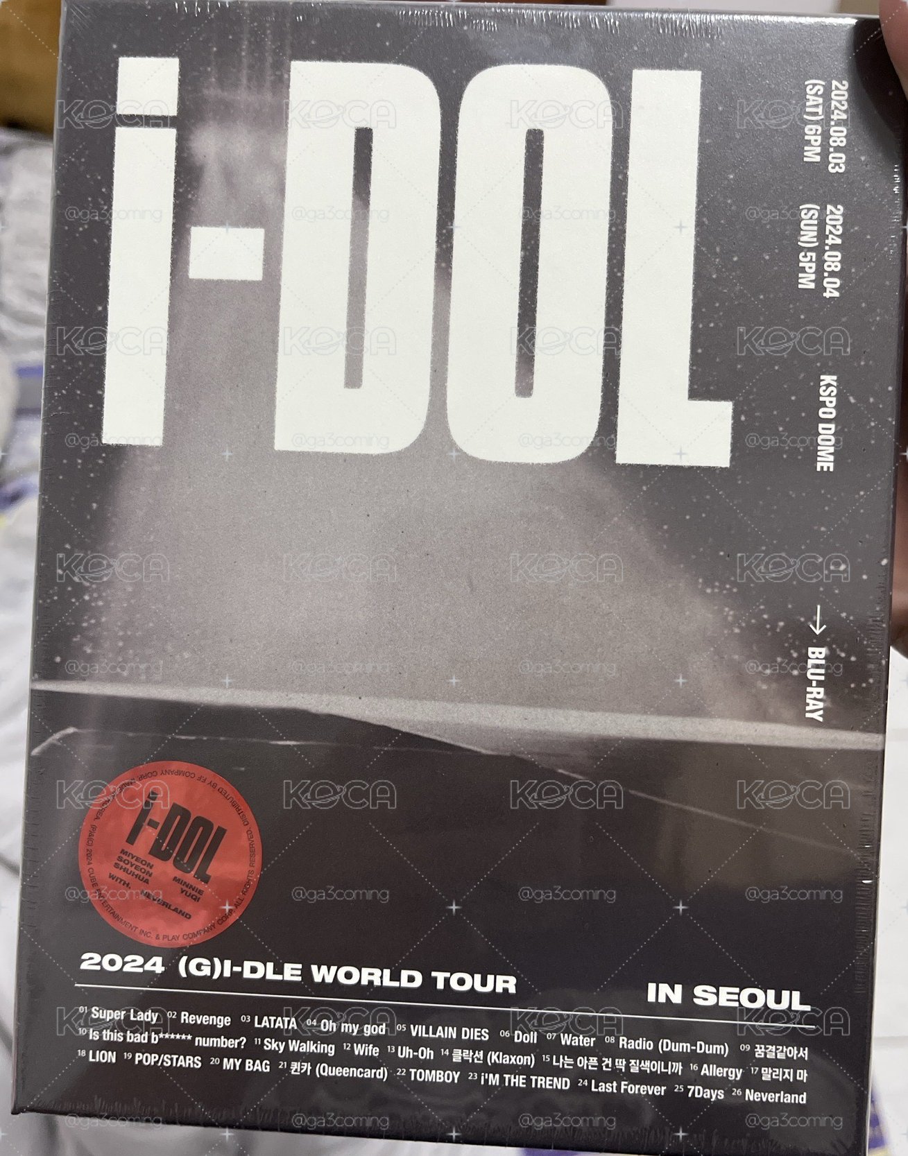 i-dle 2024 藍光 全新