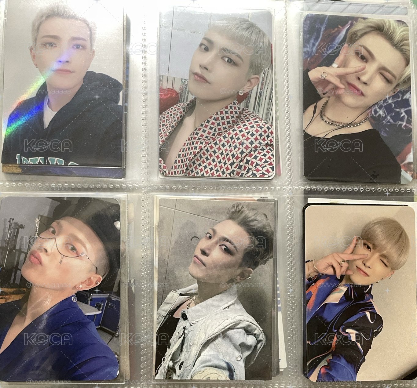 仙氣白髮中中*6 閃卡/wink/嘟嘴 一次打包帶走🤤