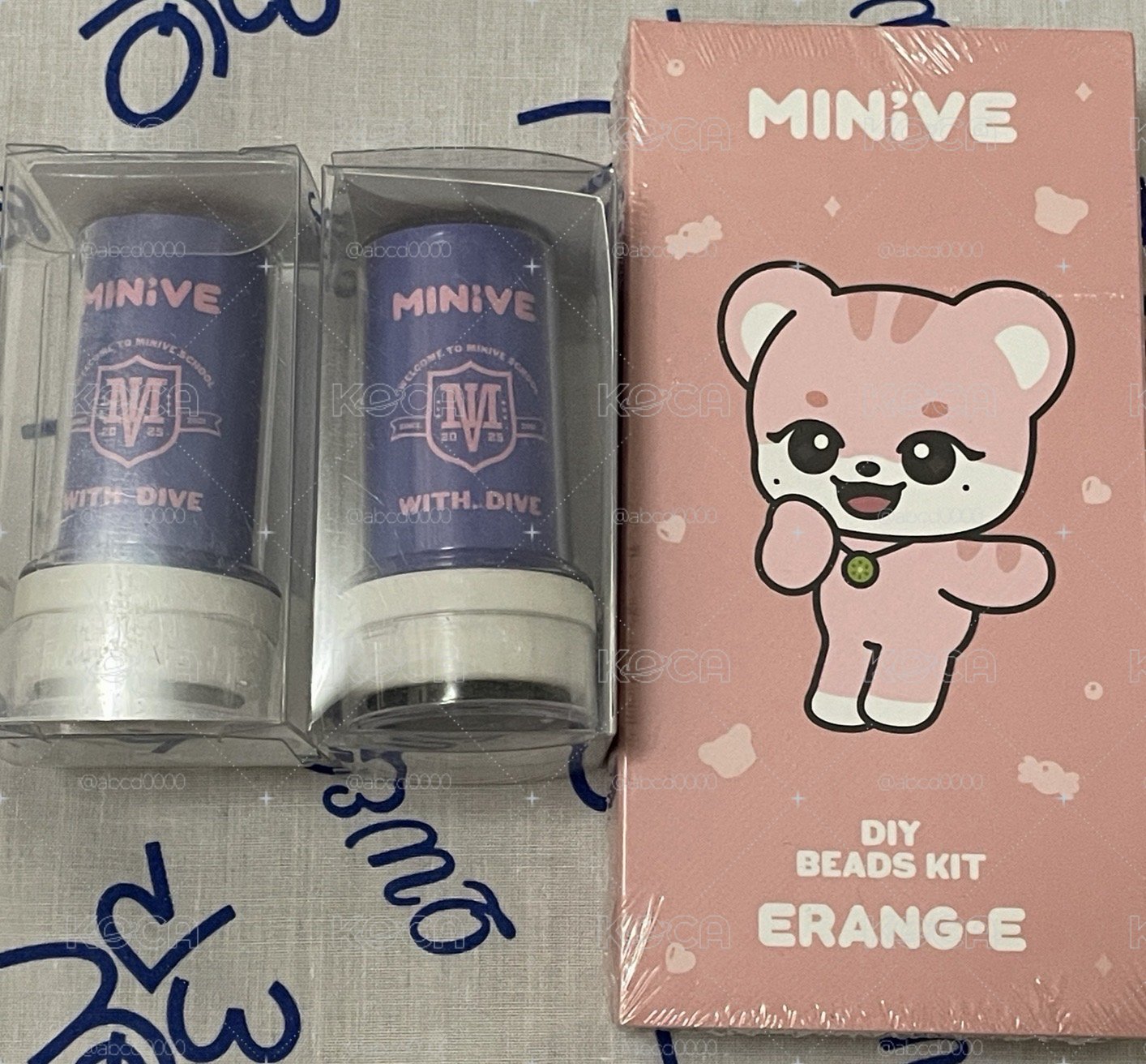 IVE MINIVE SCHOOL 鑰匙圈吊飾 印章 