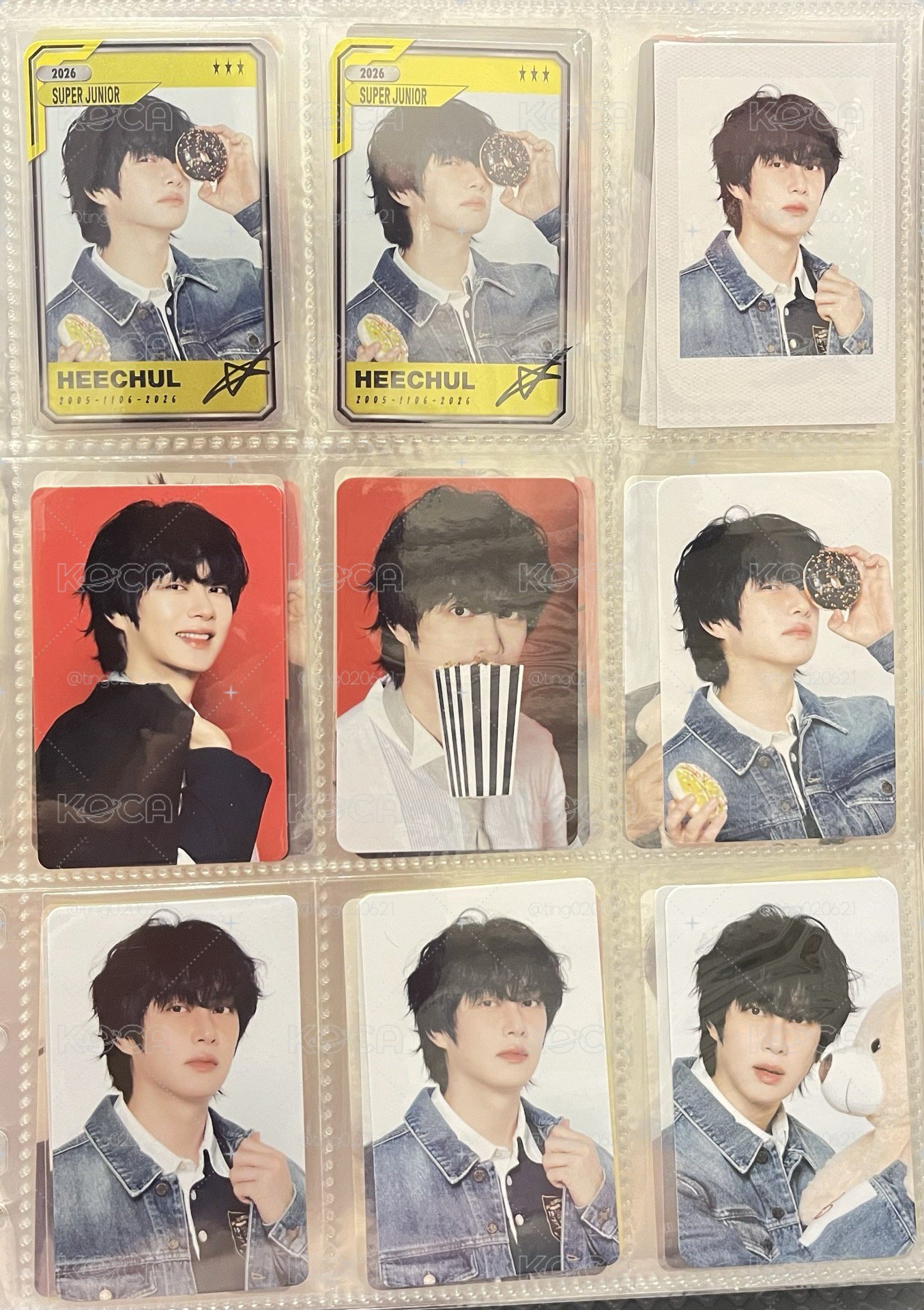 SUPER JUNIOR 2026年曆組 希澈特典卡（9通路）