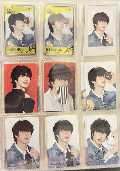 SUPER JUNIOR 2026年曆組 希澈特典卡（9通路）