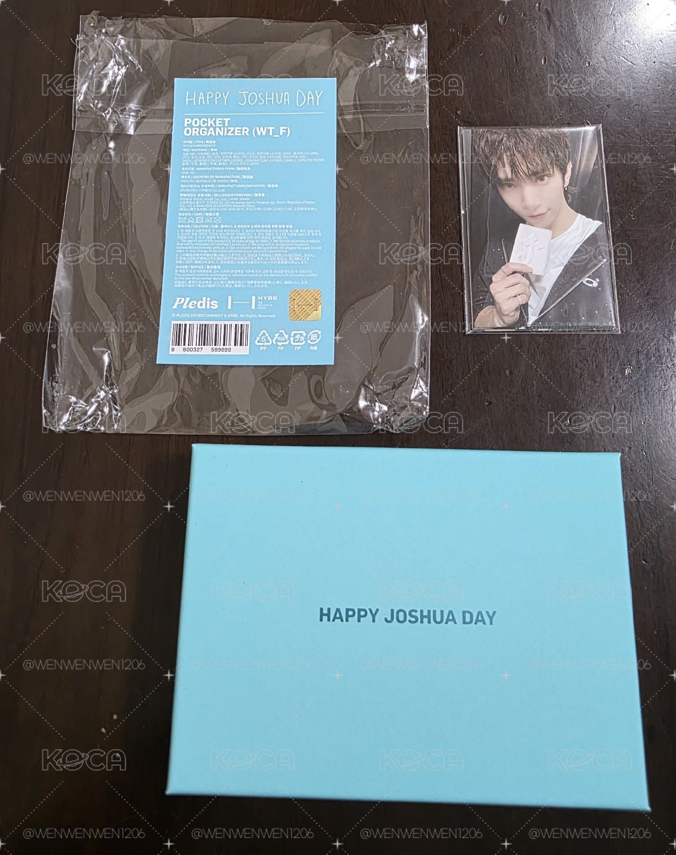 Joshua 生日禮盒ver.5｜袋裝萬用錢包／皮夾