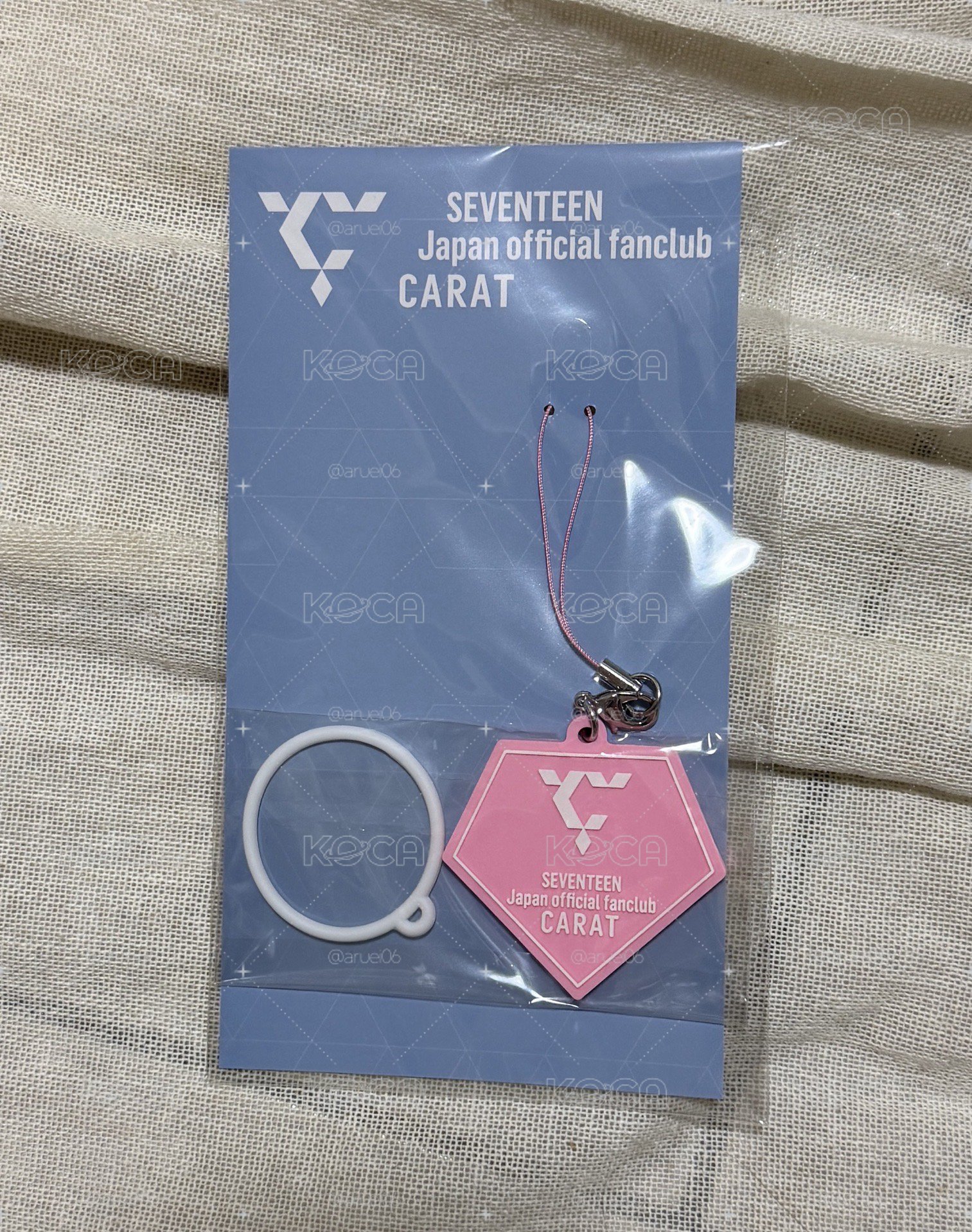 SEVENTEEN 日本FC會員 續會禮 吊飾 鑰匙圈