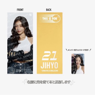 TWICE 新國立 手幅x小卡