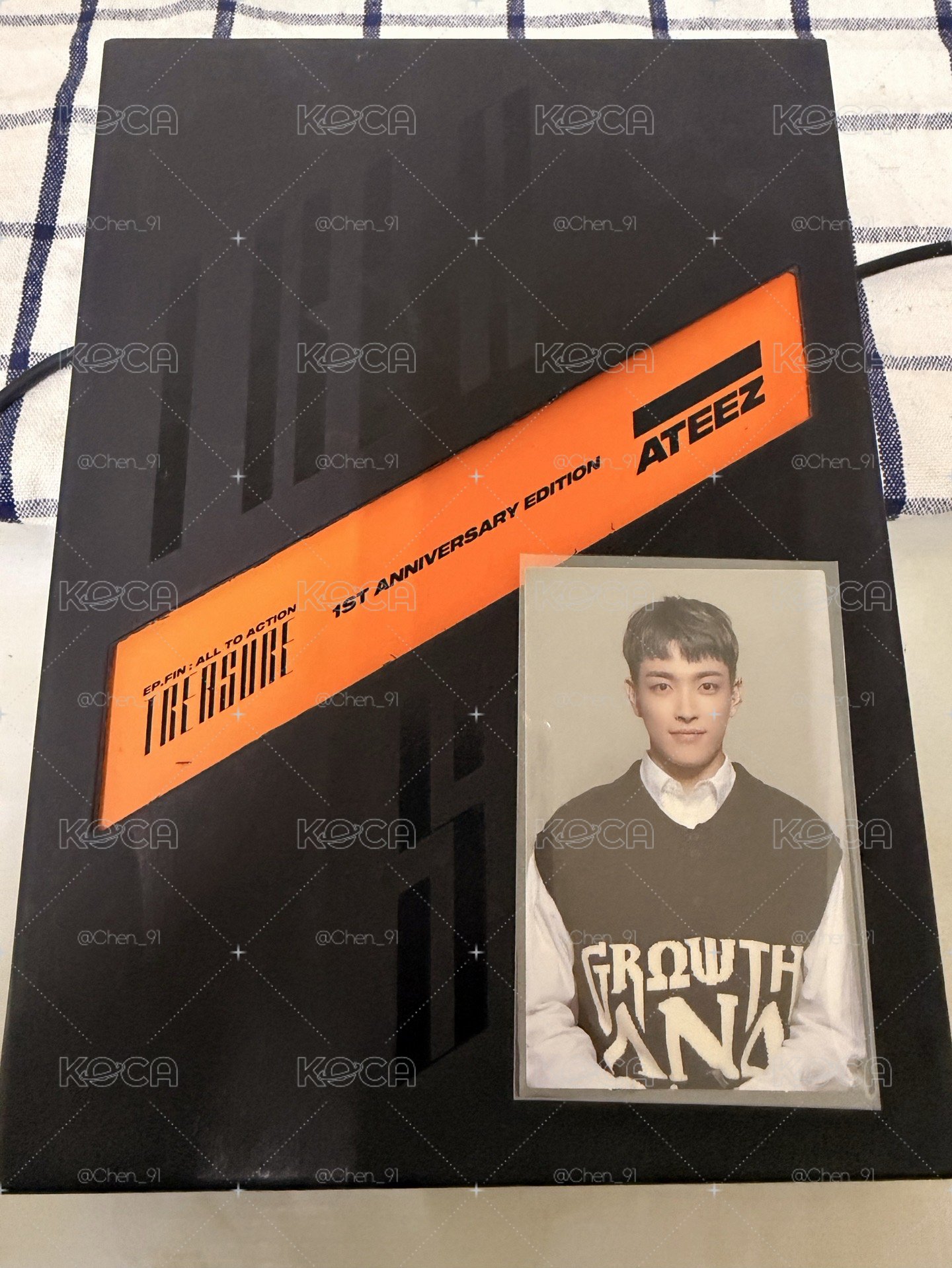 ATEEZ ❤️ 放置已久 專輯些許歲月痕跡